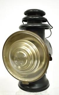 Antique Dietz Union Kerosene Carriage/Automotive Lantern with Fresnel Lens, New York, USA {Note: Description Altered 10.14.2021 @ 6:46pm ET}