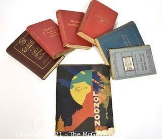 Collection of Vintage Travel Books.