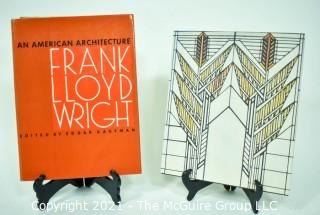 (2) Books Covering Frank Lloyd Wright's Works 