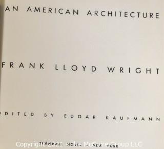 (2) Books Covering Frank Lloyd Wright's Works 