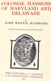 (2) Hard Cover books on Architecture in Colonial Virginia, Maryland and Delaware 