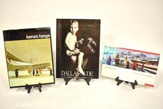 Book Titles: Photography: "Dallas Nude", "Kenzo Tange" and "Nick Meers"