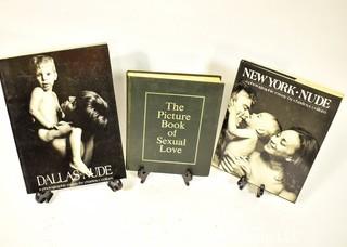 Book Titles: "New York Nude", "Dallas Nude" and "The Picture Book of Sexual Love"