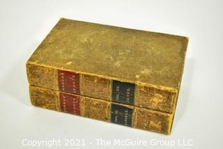 (2) Leather Bound Volumes of "Modern Europe" circa 1832