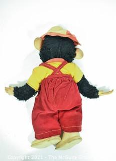 Vintage Zip "Zippy" The Monkey From The Howdy Doody Show Made By Rushton Company. Meaures 20" tall.  