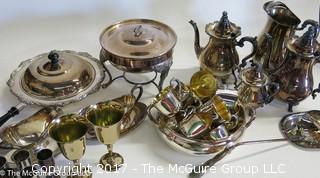 Collection of Silver-plate serving-ware 