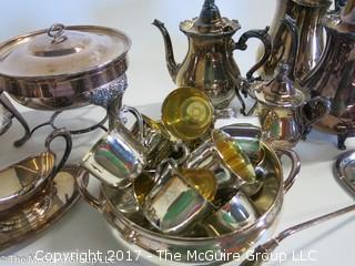 Collection of Silver-plate serving-ware 