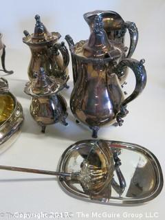 Collection of Silver-plate serving-ware 