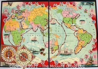 1926 Milton Bradley Voyage Round The World Board Game