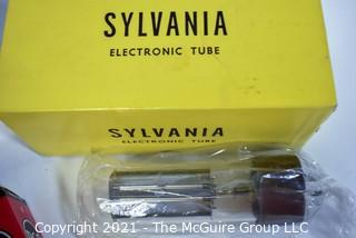 NOS Collection of Vintage Electric Bulbs and Tubes in Boxes.