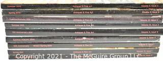 New Old Stock (NOS) (9) Volumes of "Antiques and Fine Art" Magazine; circa 2010-2011 {Note: Description Altered 10.14.2021 @ 6:46pm ET}