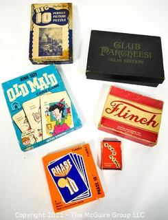 Group of Vintage Card Games.