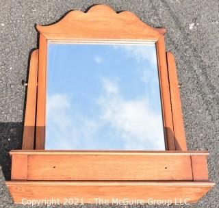 Vintage Vanity Shaving Mirror with Drawer 