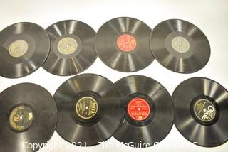 Collection of 78 and 45 Vinyl Records including Elvis