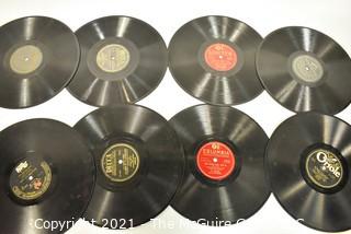 Collection of 78 and 45 Vinyl Records including Elvis