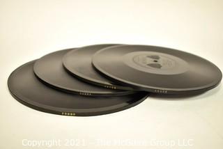 Four (4) Antique Edison Diamond Disc Phonograph Records