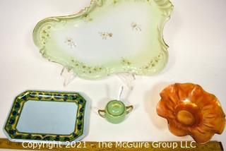 Group of Glass and Porcelain Items. 