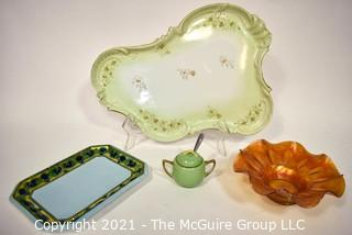 Group of Glass and Porcelain Items. 