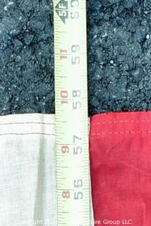 Vintage Printed Cotton Reliance Annin & Co. 50 Star American Flag .  Measures 32" X 58”.