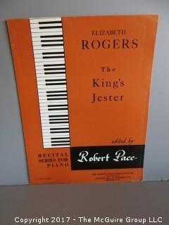 Collection of Sheet Music.  See all the photos