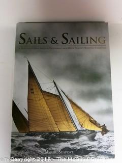 Book title: " Sails and Sailing: A Selection of Great Nautical Photographs from Mystic Seaport's Rosenfeld Collection"