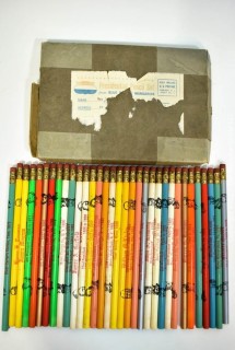 Vintage 1960's Presidential Pencil Set Complete in Box. 