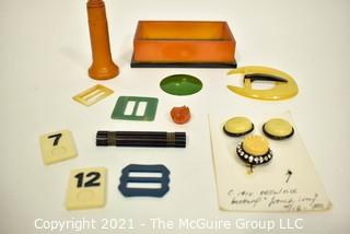 Collection of Bakelite Items. 