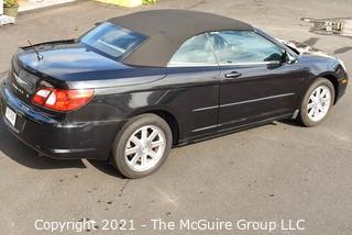 2008 Chrysler Sebring Convertible; 1 owner, 82,000 miles