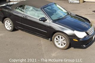 2008 Chrysler Sebring Convertible; 1 owner, 82,000 miles