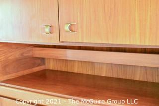  Bukenberger Mobel Palisander West German MCM Wall Unit. Dimensions: 121"W x 89"T x 19"D