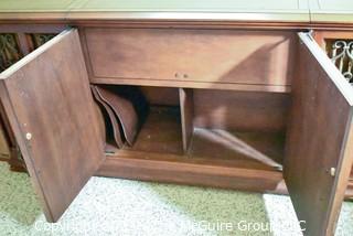 GE Stereo/Record Player Console; Ramona Model G838  Dimensions: 68"W x 30"T x 18"D