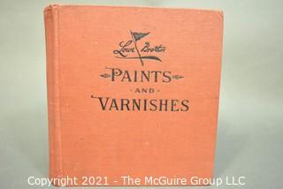 Vintage 1920's Lowe Brothers Paint & Varnish Counter Book Catalog with Paint Chips