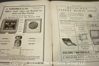 Two KERAMIC STUDIO Magazines for the Potter and Decorator and One The Craftsman Magazine, June 1910.  The Craftsman was a magazine founded by Gustav Stickley in 1901 which carried house designs that created the American Craftsman architectural style.