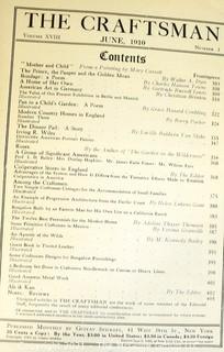 Two KERAMIC STUDIO Magazines for the Potter and Decorator and One The Craftsman Magazine, June 1910.  The Craftsman was a magazine founded by Gustav Stickley in 1901 which carried house designs that created the American Craftsman architectural style.
