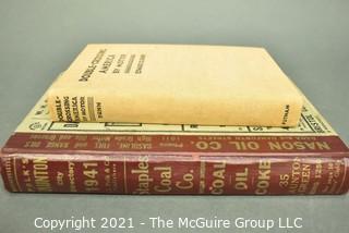 Books: "Double Crossing America by Motor" and " Polk's 1941 Classified Business Directory"