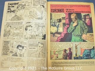 Vintage Comic Book Espionage Master Spy Of Many Faces May-July 1964