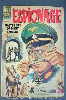 Vintage Comic Book Espionage Master Spy Of Many Faces May-July 1964