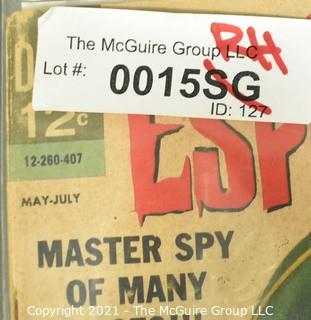 Vintage Comic Book Espionage Master Spy Of Many Faces May-July 1964