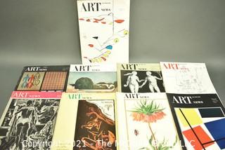 Vintage Art News Magazines. 