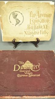 Two Exposition Photo Books: "The Dream City" and "1901 Pan-American Exposition, Buffalo, NY"