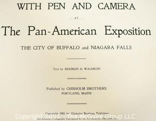 Two Exposition Photo Books: "The Dream City" and "1901 Pan-American Exposition, Buffalo, NY"