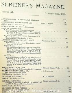 Antique Scribner's Magazine Volume XL January-June 1892