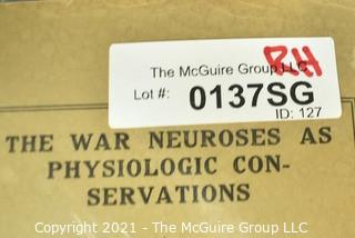 Book: The War Neuroses As Physiologic Conservations", 1919