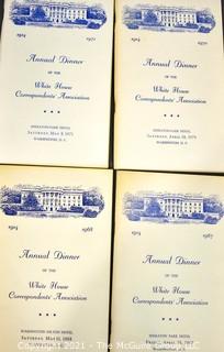 1967, 1968, 1970 and 1971 Programs of The Annual Dinner of the White House Correspondents' Association 