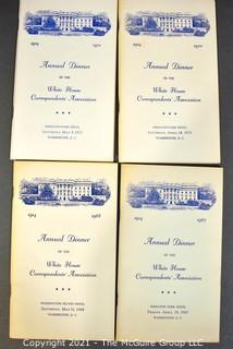 1967, 1968, 1970 and 1971 Programs of The Annual Dinner of the White House Correspondents' Association 