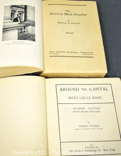 Books: "The American Black Chamber" by Yardley and "Around the Capitol With Uncle Hank"