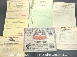 Collection of Vintage Mercantile Ephemera