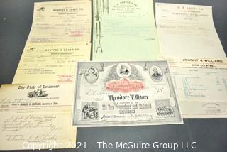 Collection of Vintage Mercantile Ephemera