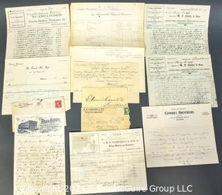 Collection of Merchantile Ephemera 