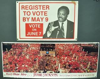 1988 Presidential Campaign Posters of Jesse Jackson